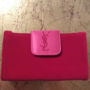 YSL velvet clutch or make-up case
